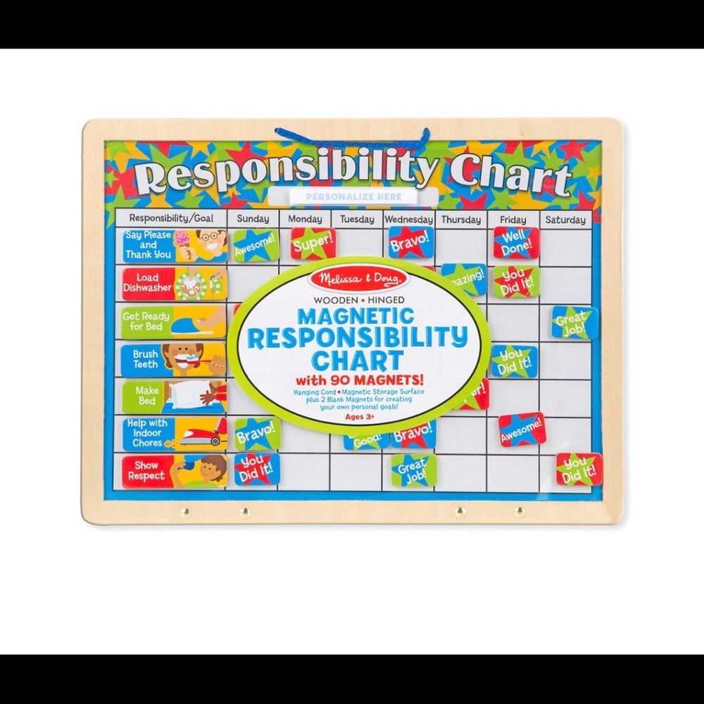 ▪️Melissa and Doug responsibility chart